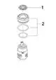 DORNBRACHT Kartusche ERSATZTEILE 90150502000 D. 38 x 70 mm, 9015050200090 Galeriebild 2